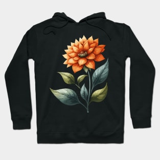 Retro Floral Bloom Hoodie